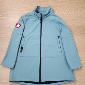 Canada Weather Gear Jacket Womens 2X Lightweight Fleece Zip Up Winter Coat Green